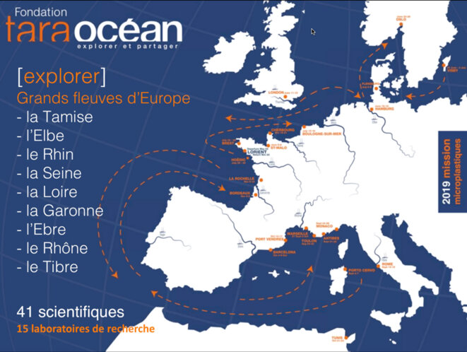 carte des fleuves Tara © fondation Tara Océan carte des fleuves Tara © fondation Tara Océan