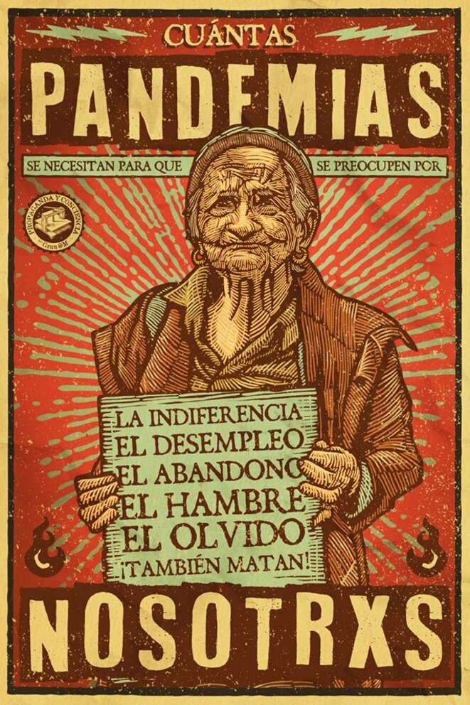 « De combien de pandémies avez-vous besoin pour vous préoccuper de nous ? » © Gran OM & Co « De combien de pandémies avez-vous besoin pour vous préoccuper de nous ? » © Gran OM & Co