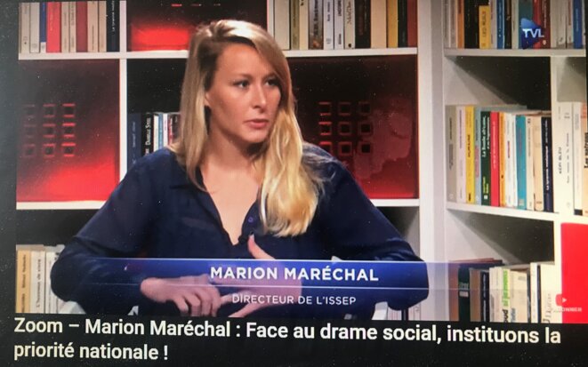 Marion Maréchal-Le Pen sur TV Libertés Marion Maréchal-Le Pen sur TV Libertés