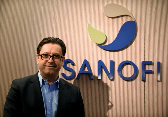 Sanofi CEO Paul Hudson. © ERIC PIERMONT / AFP
