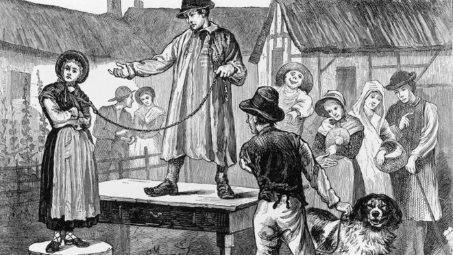 Quand les Anglais vendaient leurs épouses aux enchères