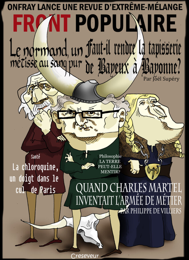 Onfray lance sa revue d'extrême-droite