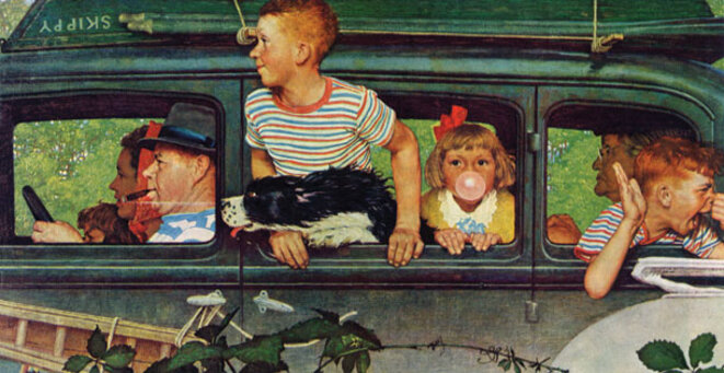 Road Trip! Saturday Evening Post 1947 © Norman Rockwell Road Trip! Saturday Evening Post 1947 © Norman Rockwell