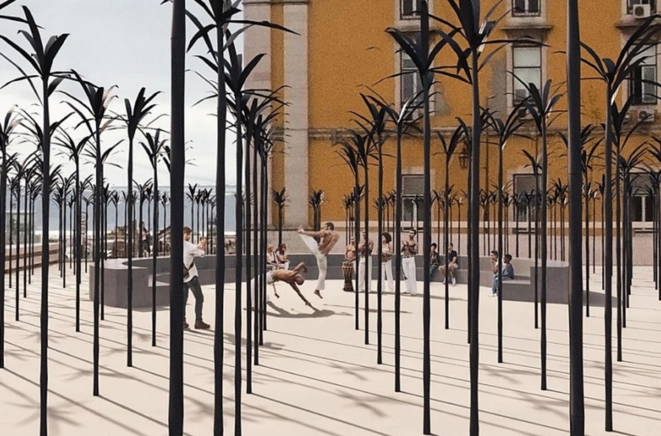 Un visuel du futur mémorial. Un visuel du futur mémorial.