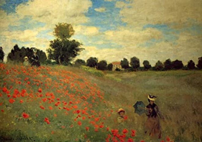 Claude Monet, Les coquelicots, 1873 Claude Monet, Les coquelicots, 1873