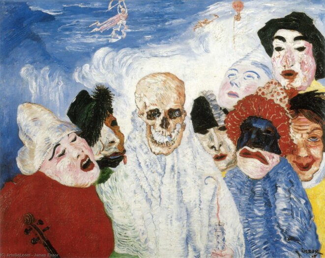 La Mort et les masques © James Ensor La Mort et les masques © James Ensor