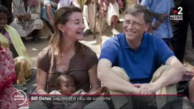 Bill Gates et Mélinda © France 2 Bill Gates et Mélinda © France 2