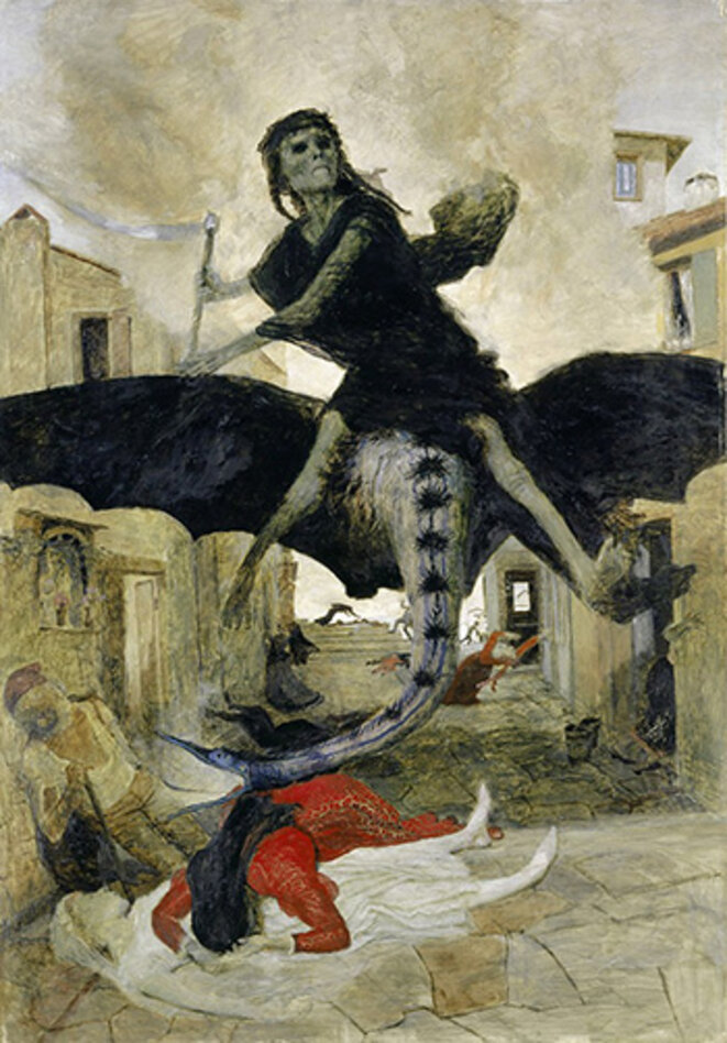 La Peste - Arnold Böcklin La Peste - Arnold Böcklin