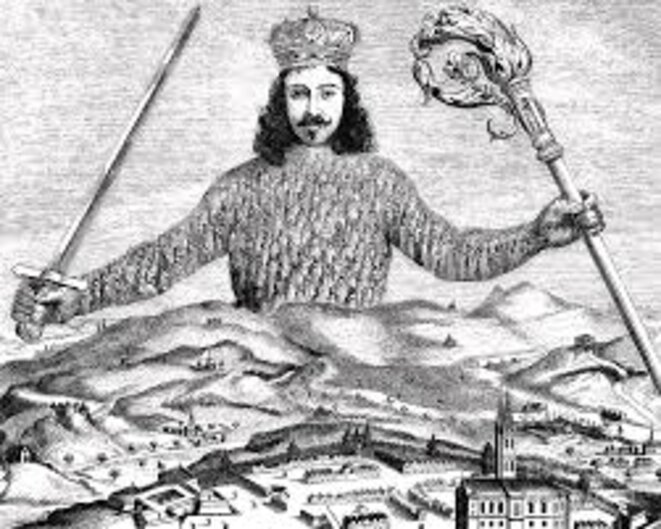 Frontispice du Leviathan de Hobbes Frontispice du Leviathan de Hobbes