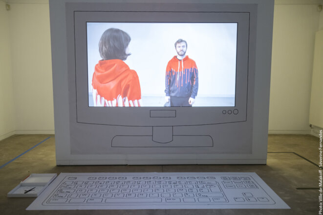 Vue de l'exposition personnelle de Louise Pressager, "Vous êtes l'heure, je suis le lieu", maison des arts de Malakoff, 2020 © Louise Pressager Vue de l'exposition personnelle de Louise Pressager, "Vous êtes l'heure, je suis le lieu", maison des arts de Malakoff, 2020 © Louise Pressager