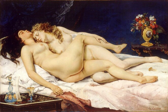 Gustave Courbet, Le Sommeil (1866), Petit Palais. © Gustave Courbet Gustave Courbet, Le Sommeil (1866), Petit Palais. © Gustave Courbet