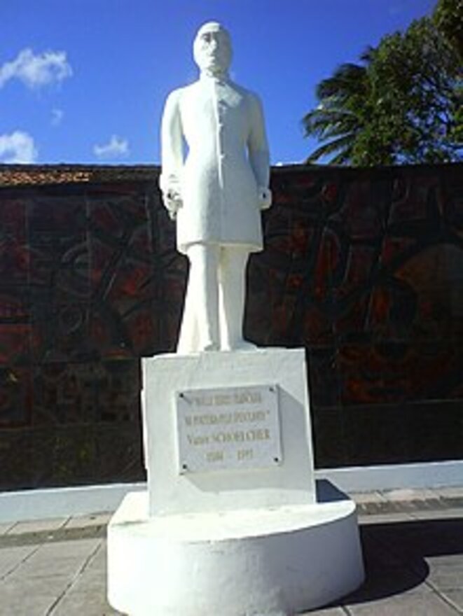 Statue De Victor Schœlcher Dans La Commune De Schœlcher En Martinique. © Dr