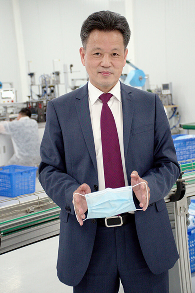 Hsueh Sheng Wang, propriétaire de la future fabrique © Alain Delpey Hsueh Sheng Wang, propriétaire de la future fabrique © Alain Delpey