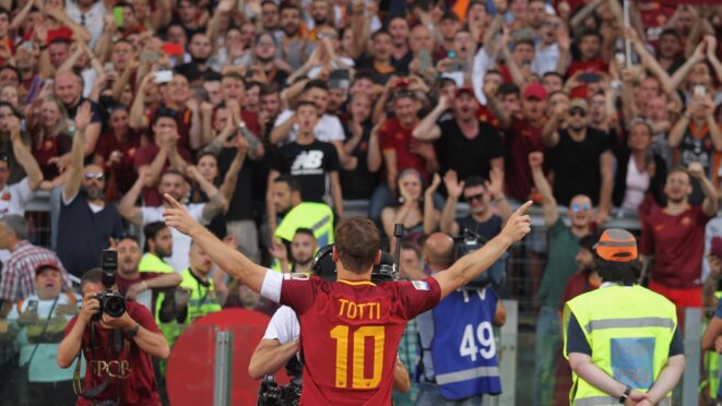 Francesco Totti Lors De Son Dernier Match Pour La Roma | © Afp