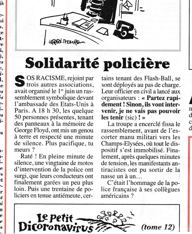 Canard EnchaÎné du mercredi 3 juin 2020 page 8 Canard EnchaÎné du mercredi 3 juin 2020 page 8