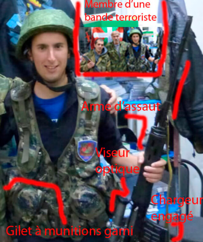 Menaces des réseaux basques de Poutine.