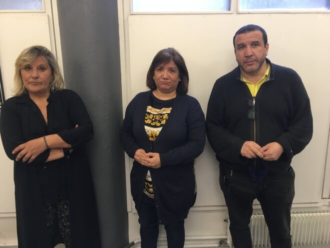 Des parents des adolescents de Vitry-sur-Seine malmenés par la BAC. © M.D. Des parents des adolescents de Vitry-sur-Seine malmenés par la BAC. © M.D.