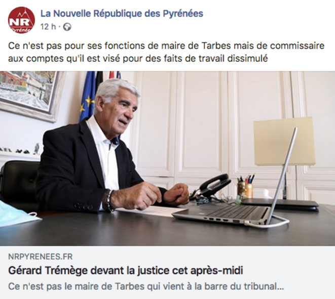 La Nouvelle République Des Pyrénées, Qui Avait Accusé Mediapart De Mentir Sur Le Dossier Trémège, Prend Désormais Le Soin De Séparer L'Homme De L'Artiste.