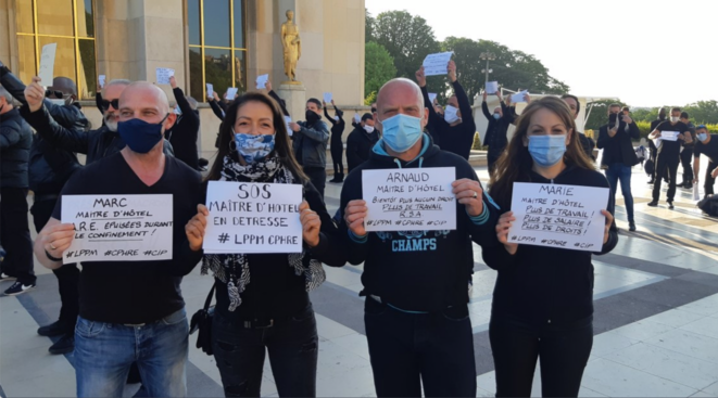 Manifestation du collectif CPHRE à Paris, le 7 juin 2020. © DR