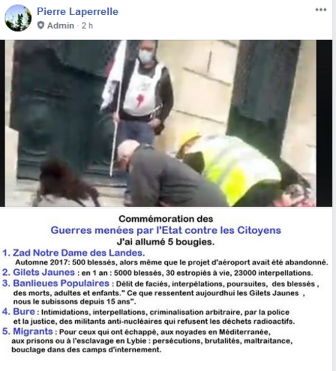 Commémoration Guerres de l'Etat contre les citoyens