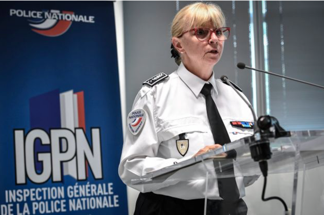 Brigitte Jullien, directrice de l'Inspection générale de la police nationale. © AFP.