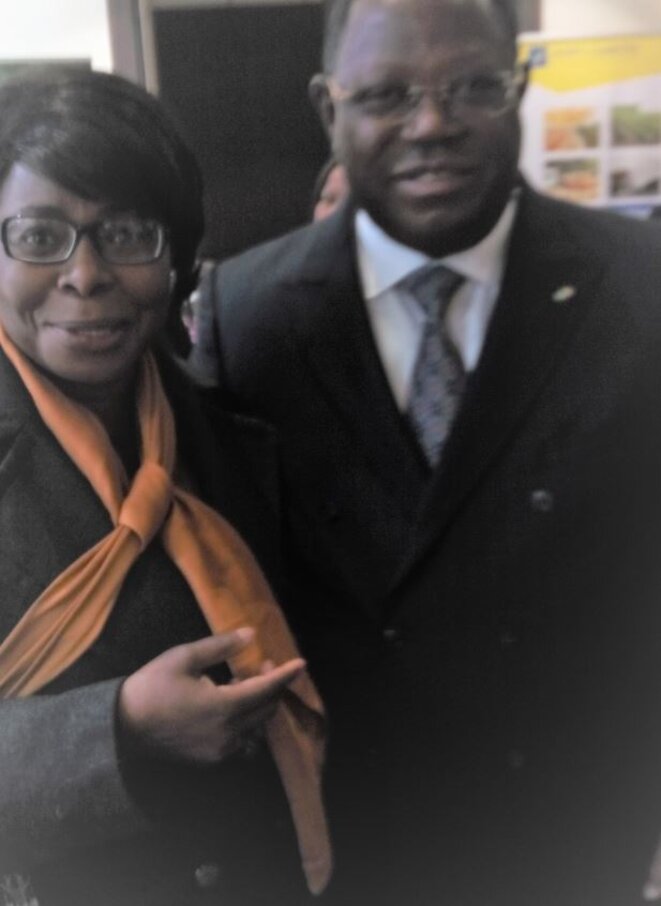 France, 2017, l’ancien 1er Ministre Franck Emmanuel ISSOZE NGONDET et AM DWORACZEK-BENDOME France, 2017, l’ancien 1er Ministre Franck Emmanuel ISSOZE NGONDET et AM DWORACZEK-BENDOME