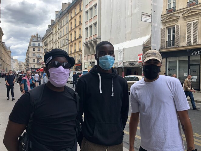 Romain, Gédéon et Samuel, samedi 13 juin. © LD Romain, Gédéon et Samuel, samedi 13 juin. © LD