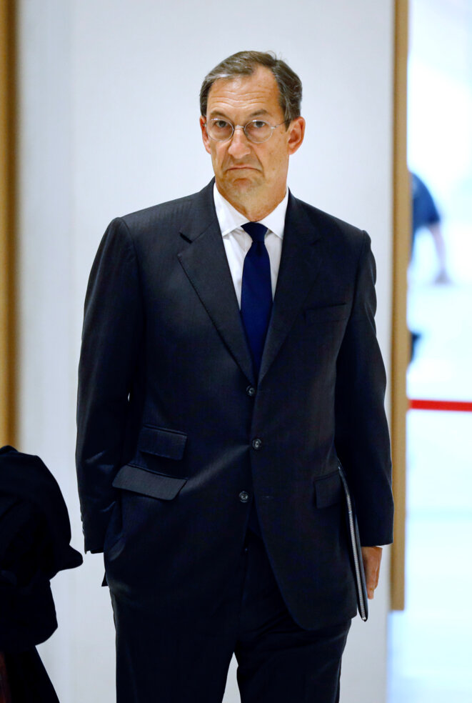 Nicolas Bazire at the Paris law courts on June 15th 2020. © Thomas COEX / AFP