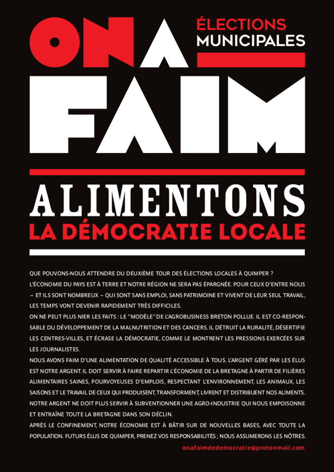 On a faim de Démocratie