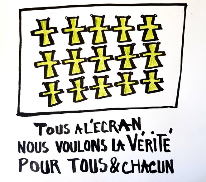 Tous à l'écran ! Nous voulons la vérité pour tous et chacun !