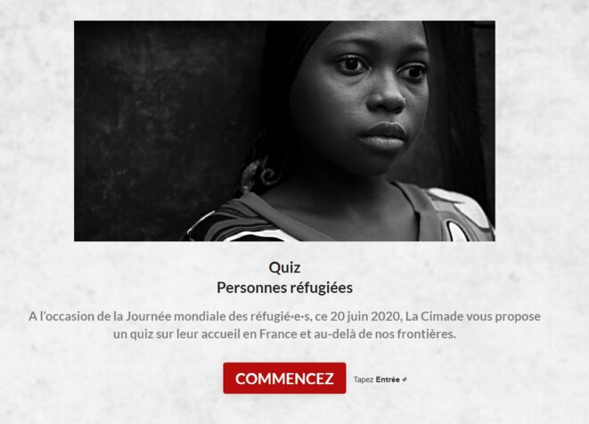 Quiz Personnes réfugiées