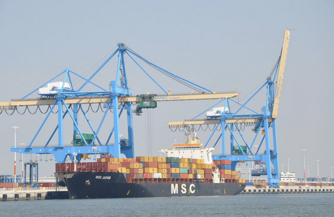 Terminal Port 2000 au Havre. © Haropa/ port du Havre