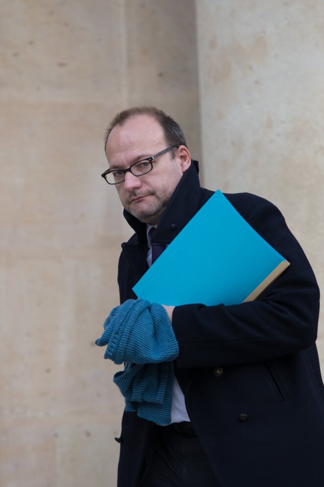 Rémy Rioux, alors directeur de cabinet de Pierre Moscovici, en 2013. © Bertrand Langlois / AFP