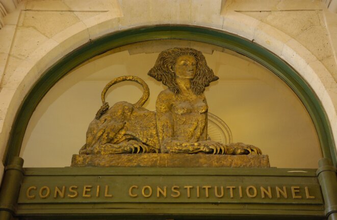 Entrée du Conseil constitutionnel. Sculpture d'Apel.les Fenosa © Conseil constitutionnel Entrée du Conseil constitutionnel. Sculpture d'Apel.les Fenosa © Conseil constitutionnel