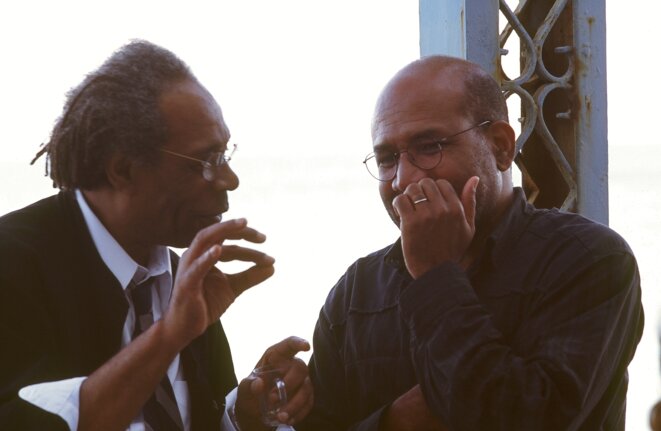 Jacques Coursil et Patrick Chamoiseau, à Carthage lors du colloque international « Autour d'Édouard Glissant ». Jacques Coursil et Patrick Chamoiseau, à Carthage lors du colloque international « Autour d'Édouard Glissant ».