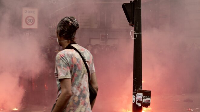 13.06.2020, Manifestation à Place de la République contre les violences policières, l'impunité d'Etat et le racisme d'état. © Palice Jékowski 13.06.2020, Manifestation à Place de la République contre les violences policières, l'impunité d'Etat et le racisme d'état. © Palice Jékowski