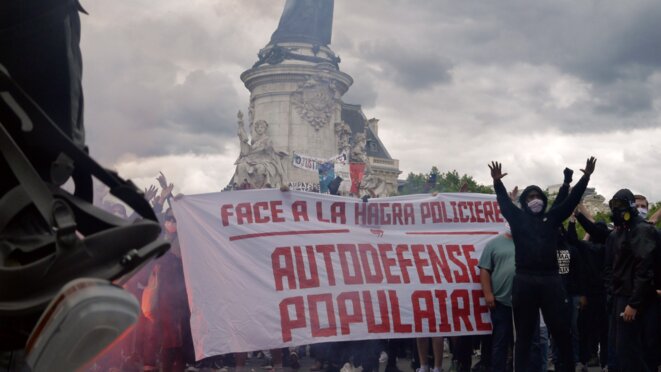 13.06.2020, Manifestation à Place de la République contre les violences policières, l'impunité d'Etat et le racisme d'état. © Palice Jékowski 13.06.2020, Manifestation à Place de la République contre les violences policières, l'impunité d'Etat et le racisme d'état. © Palice Jékowski