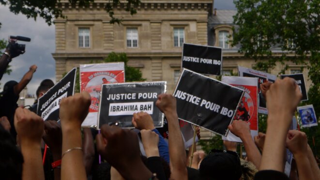 13.06.2020, Manifestation à Place de la République contre les violences policières, l'impunité d'Etat et le racisme d'état. © Palice Jékowski 13.06.2020, Manifestation à Place de la République contre les violences policières, l'impunité d'Etat et le racisme d'état. © Palice Jékowski