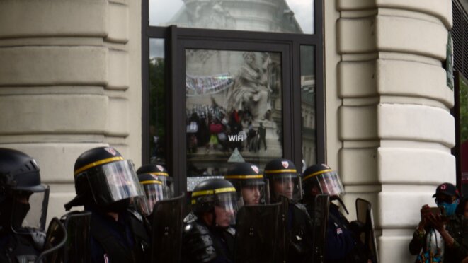 13.06.2020, Manifestation à Place de la République contre les violences policières, l'impunité d'Etat et le racisme d'état. © Palice Jékowski 13.06.2020, Manifestation à Place de la République contre les violences policières, l'impunité d'Etat et le racisme d'état. © Palice Jékowski