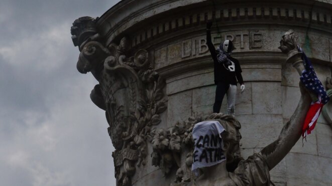 13.06.2020, Manifestation à Place de la République contre les violences policières, l'impunité d'Etat et le racisme d'état. © Palice Jékowski 13.06.2020, Manifestation à Place de la République contre les violences policières, l'impunité d'Etat et le racisme d'état. © Palice Jékowski
