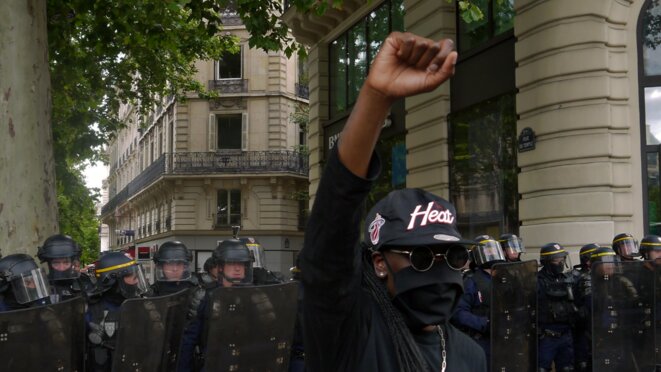 13.06.2020, Manifestation à Place de la République contre les violences policières, l'impunité d'Etat et le racisme d'état. © Palice Jékowski 13.06.2020, Manifestation à Place de la République contre les violences policières, l'impunité d'Etat et le racisme d'état. © Palice Jékowski