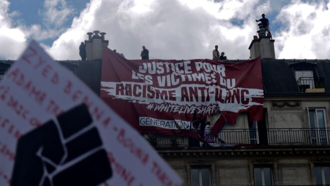 13.06.2020, Manifestation à Place de la République contre les violences policières, l'impunité d'Etat et le racisme d'état. © Palice Jékowski 13.06.2020, Manifestation à Place de la République contre les violences policières, l'impunité d'Etat et le racisme d'état. © Palice Jékowski