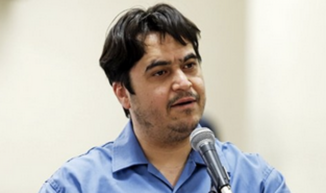 Rouhollah Zam lors de son procès. © AFP Rouhollah Zam lors de son procès. © AFP