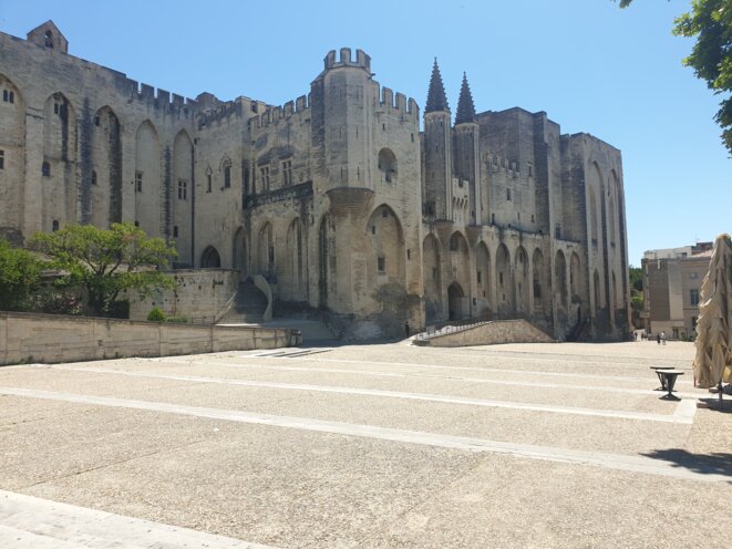 Le Palais des papes à Avignon. © CH Le Palais des papes à Avignon. © CH