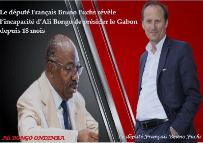 LE PRESIDENT ALI BONGO ONDIMBA DU GABON ET LE DÉPUTÉ Français BRUNO FUCHS. LE PRESIDENT ALI BONGO ONDIMBA DU GABON ET LE DÉPUTÉ Français BRUNO FUCHS.