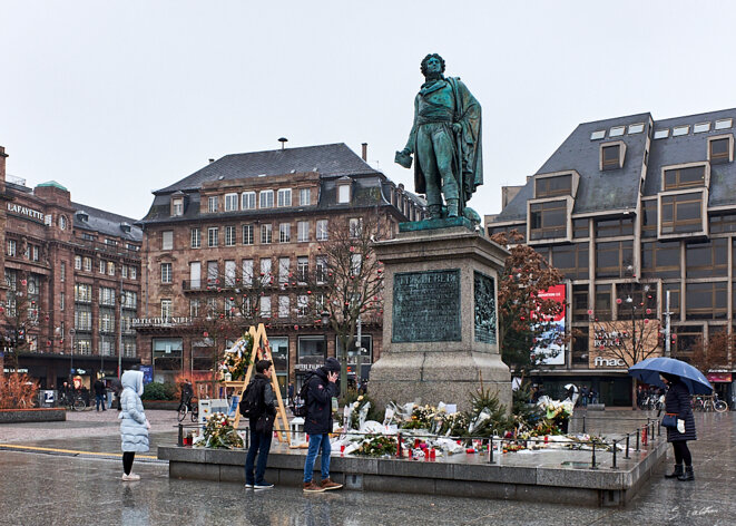 Les messages des Strasbourgeois aux victimes de l'attentat du 11 décembre 2018 © Emmanuel Cattier Les messages des Strasbourgeois aux victimes de l'attentat du 11 décembre 2018 © Emmanuel Cattier