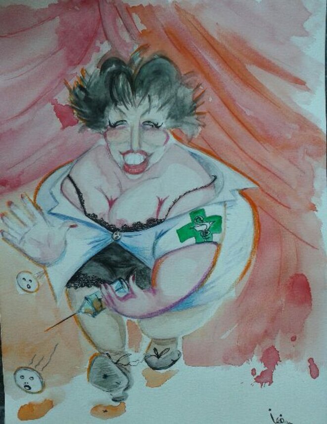 "Une bonne dose d'anesthésique et la méthode Coué !" © Iconoclash "Une bonne dose d'anesthésique et la méthode Coué !" © Iconoclash