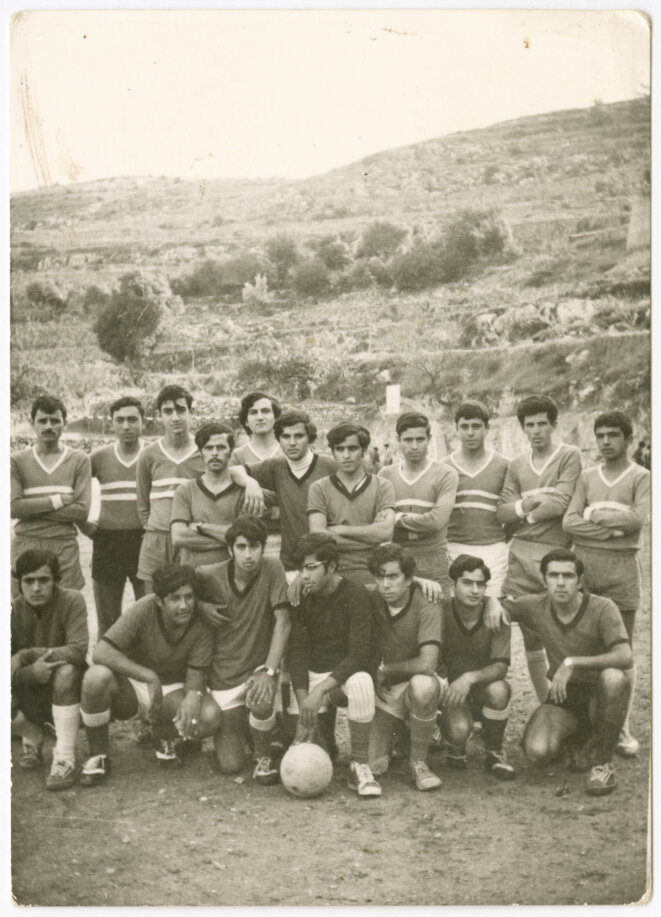 Équipe De Taybeh, 1968. La Formation Tenta Avec D’autres De Mettre Sur Pied Un Championnat Palestinien Dans Les Années 1960. © The Palestinian Museum