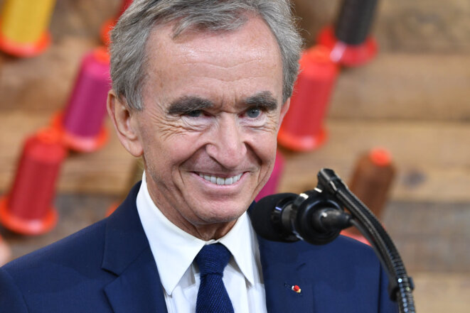 The chief executive of LVMH, Bernard Arnault, in the United States on October 17th 2019. © AFP