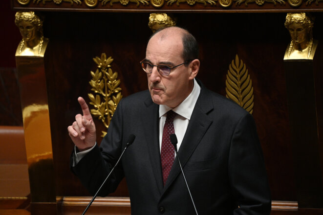 Jean Castex à l’Assemblée nationale, le 15 juillet. © AFP
